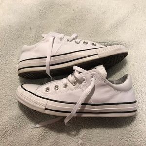 White Converse low profile sneakers